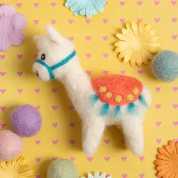 Alpaca Mini Needle Felting Kit