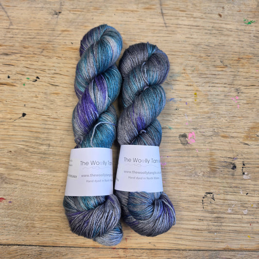 Darker Mallard Merino Silk 4ply