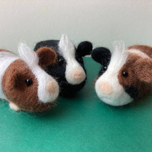Needle Felting Kit, Guinea Pigs