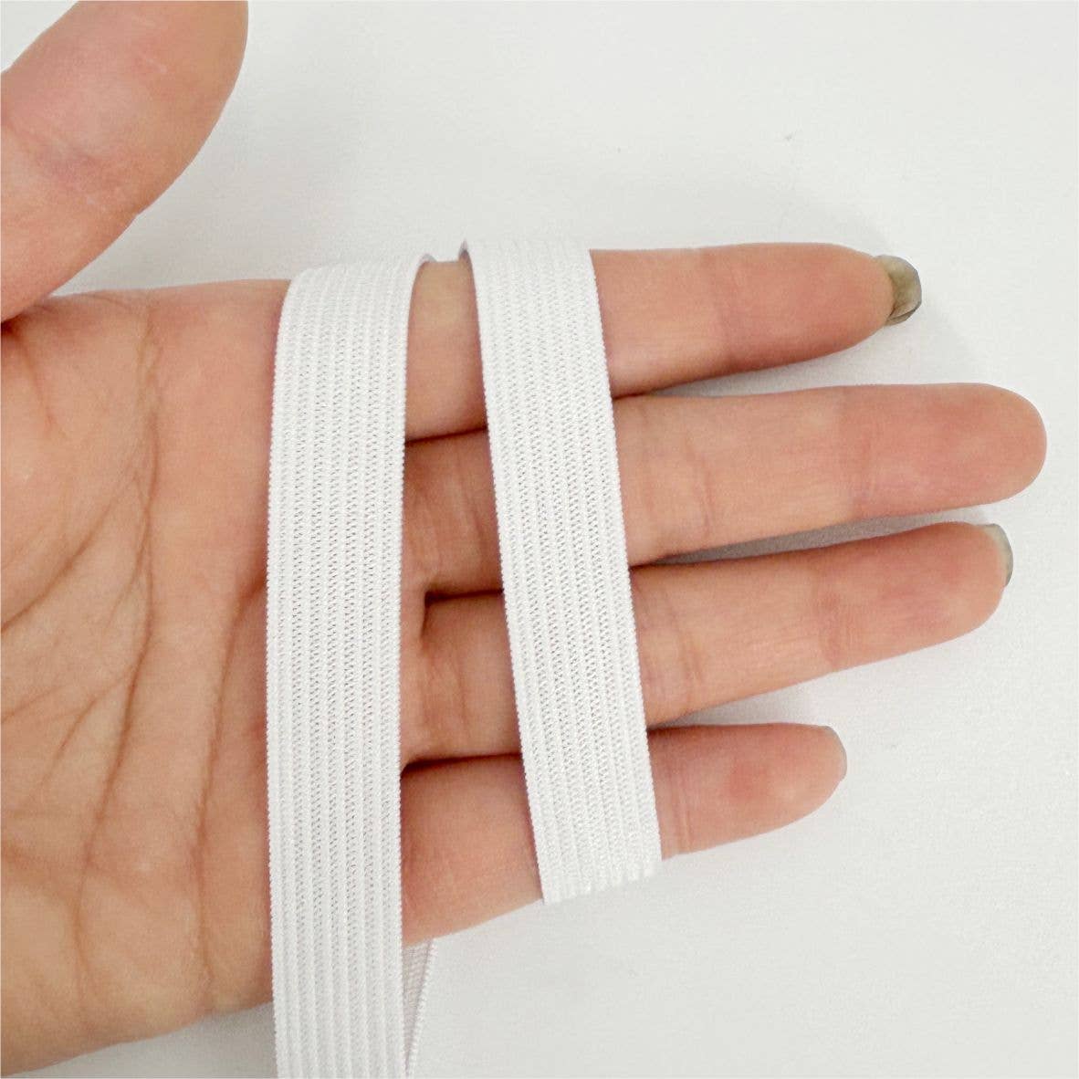 Darnn White Elastic (12mm x 4meters)