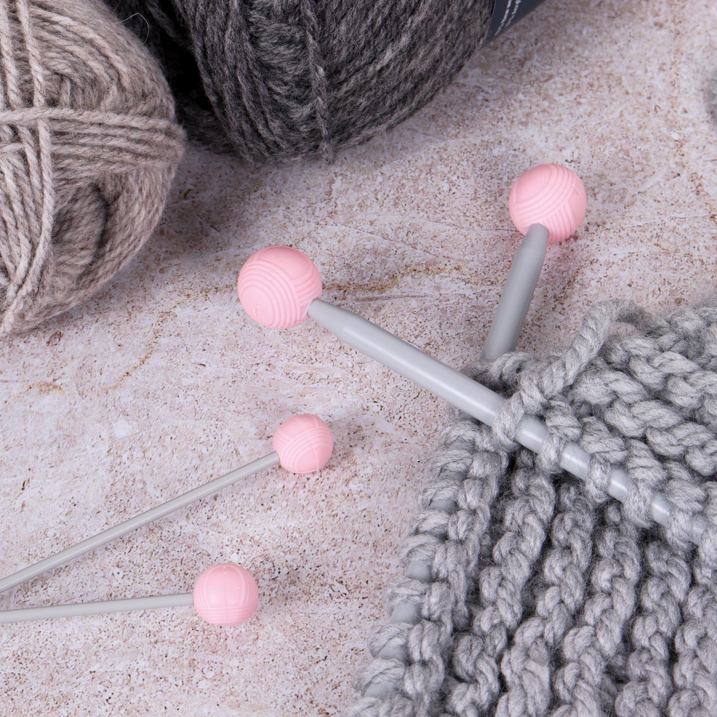 Point Protectors - Pink Yarn Balls