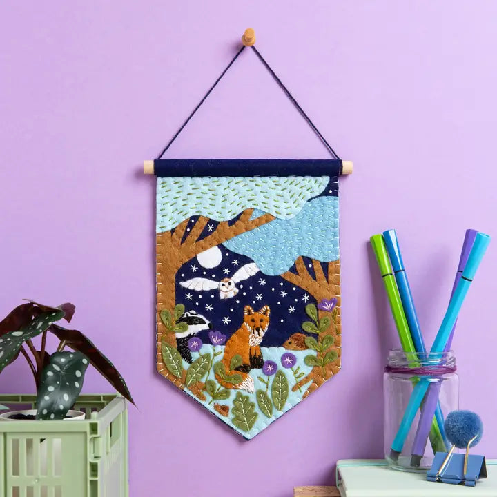 Woodland Pennant Felt Craft Kit
