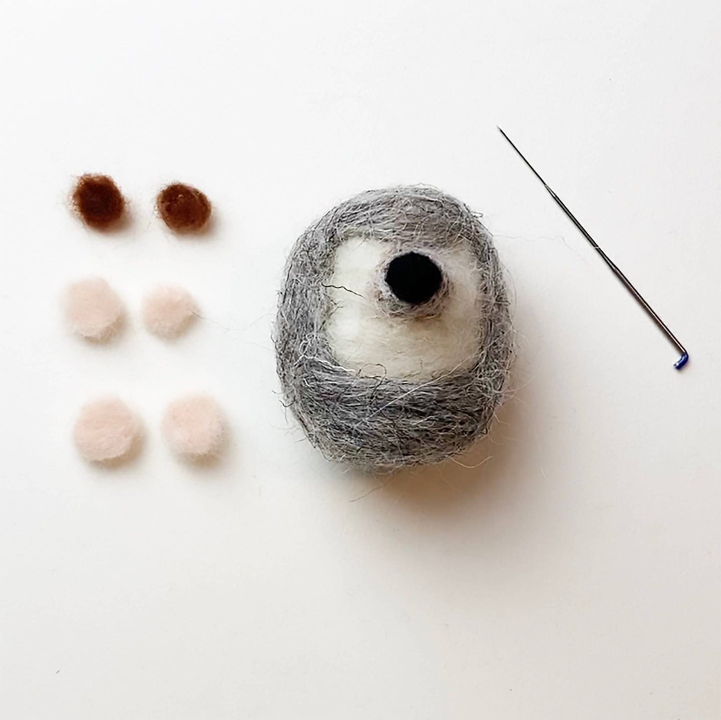 Needle Felting Kit, Hedgehog
