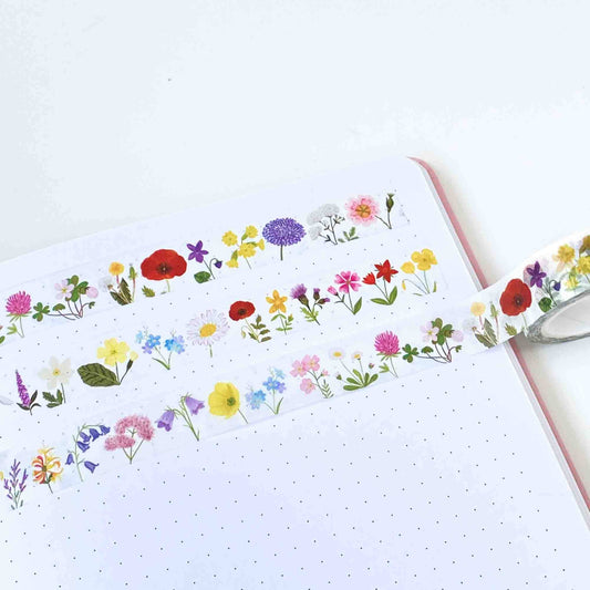 British Wildflowers Washi Tape