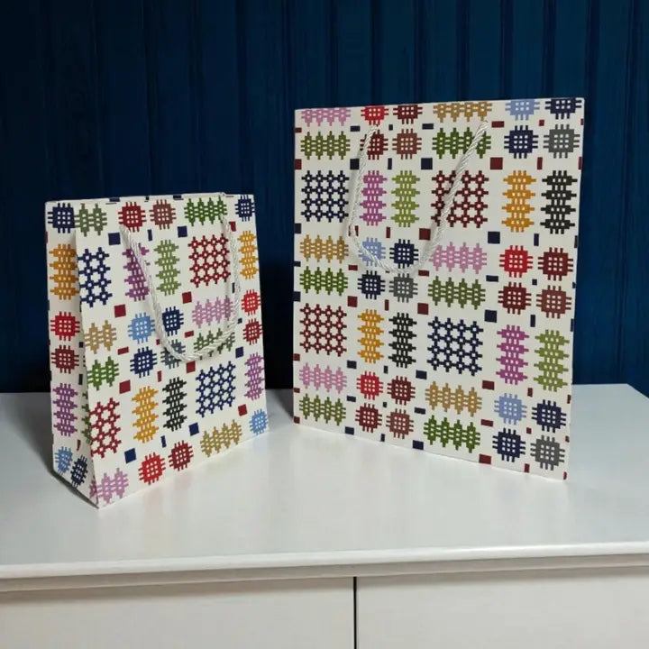 Paper Gift Bags - Welsh Tapestry Design