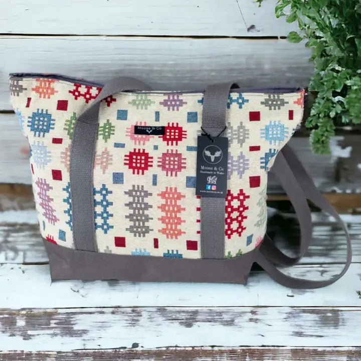 Shoulder Bag - Welsh Tapestry Blanket Design