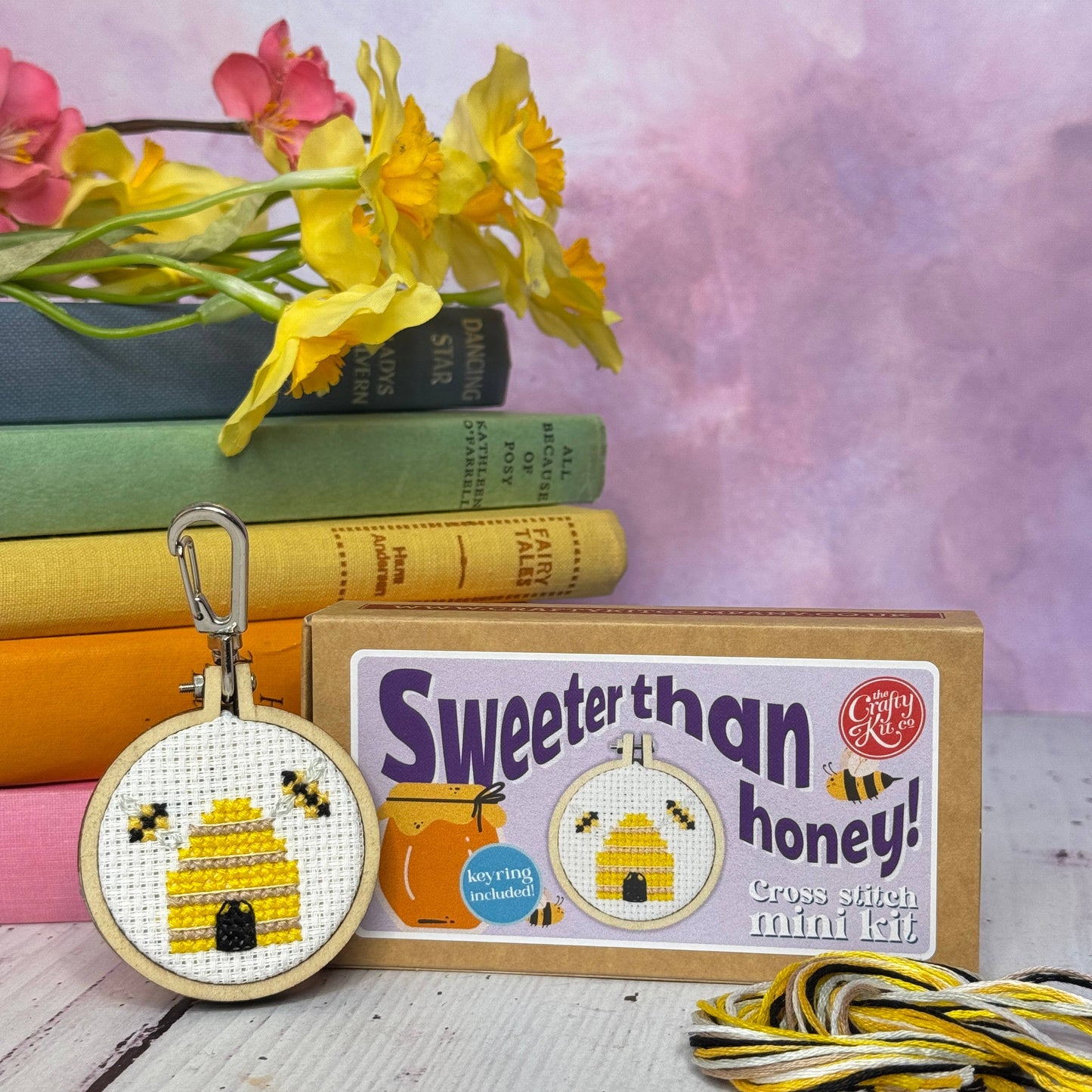 Sweeter than Honey! Mini Matchbox Cross Stitch Kit