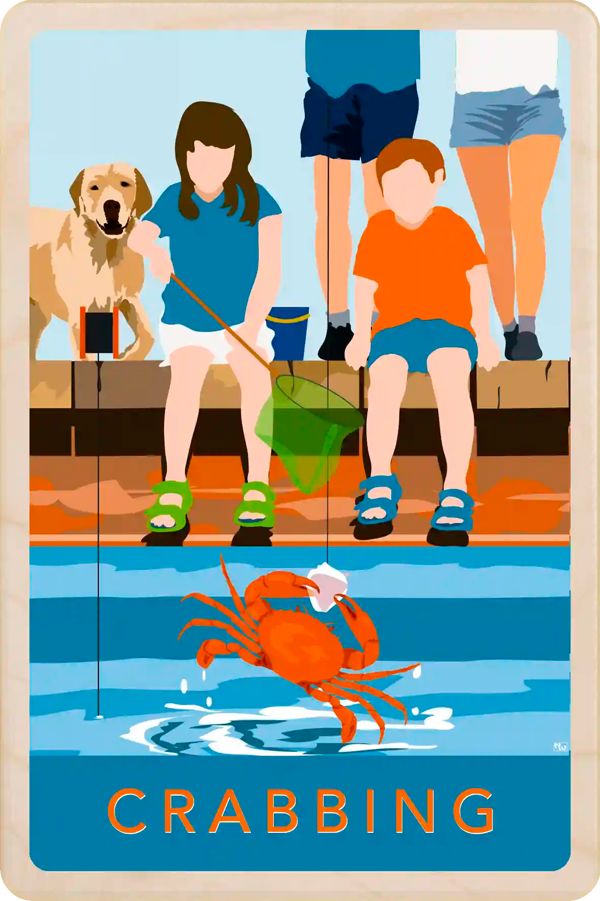 Crabbing - Eco-friendly magnet