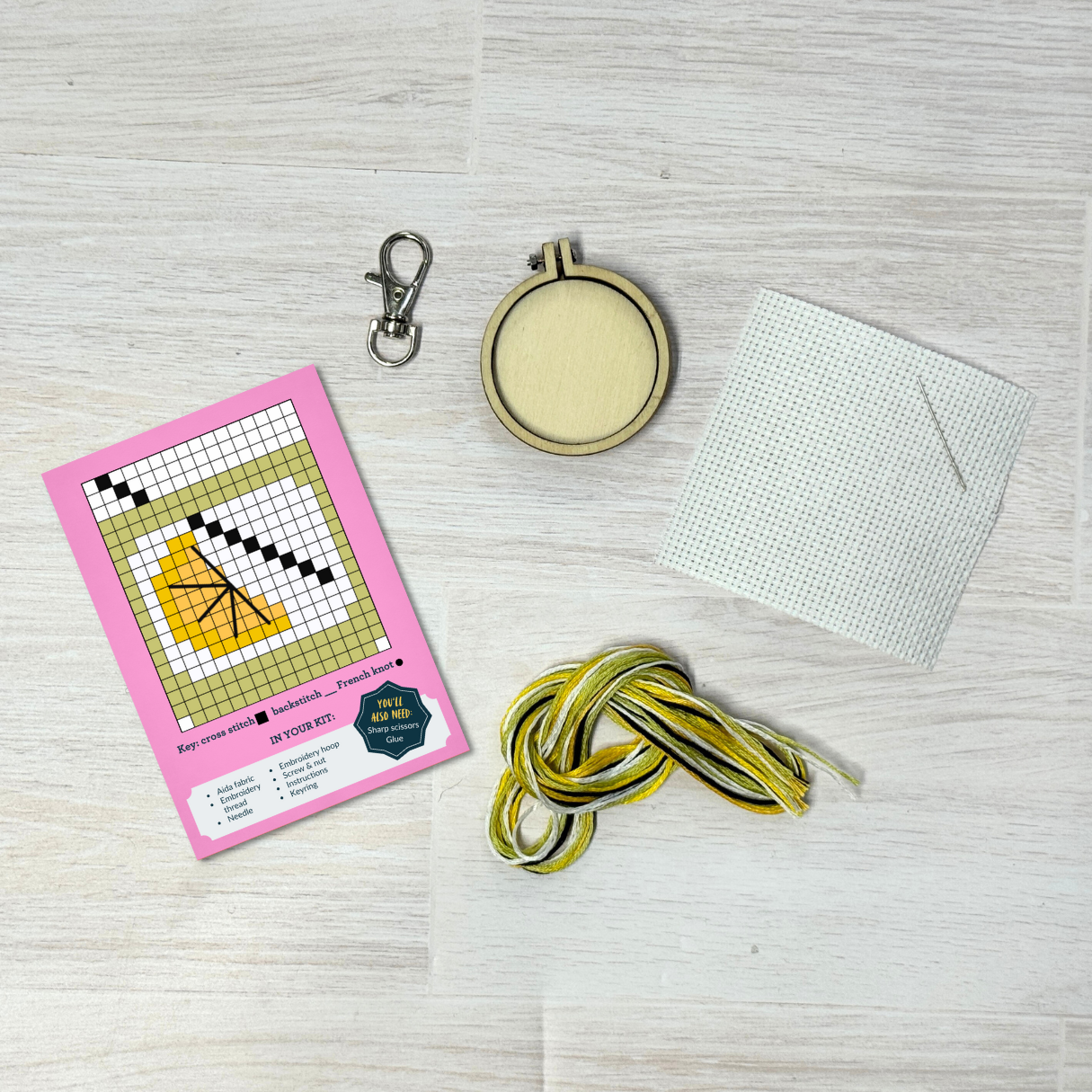 It's Gin O'Clock! Mini Matchbox Cross Stitch Kit
