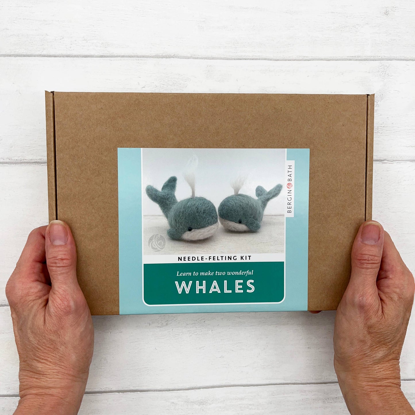 Needle Felting Kit, Whales
