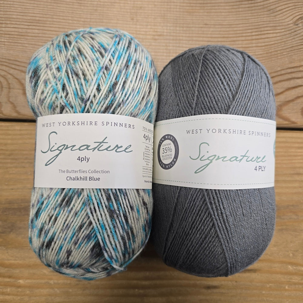 Simple Stay-Put Socks Kit - Poppy Chalkhill image