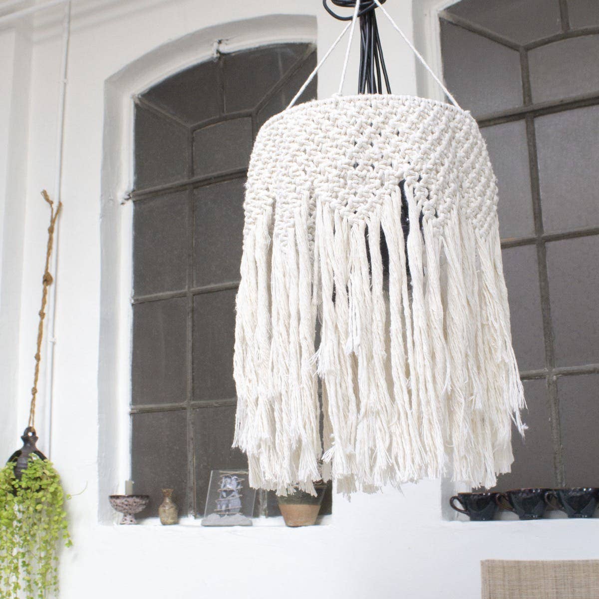 Hoooked - DIY Macramé Kit Borneo Lampshade