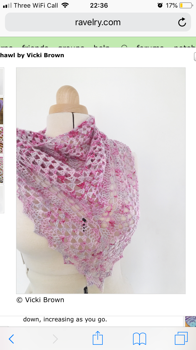 Crochet Pattern - Neona Shawl - PRINT