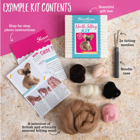 Christmas Car Mini Needle Felting Kit