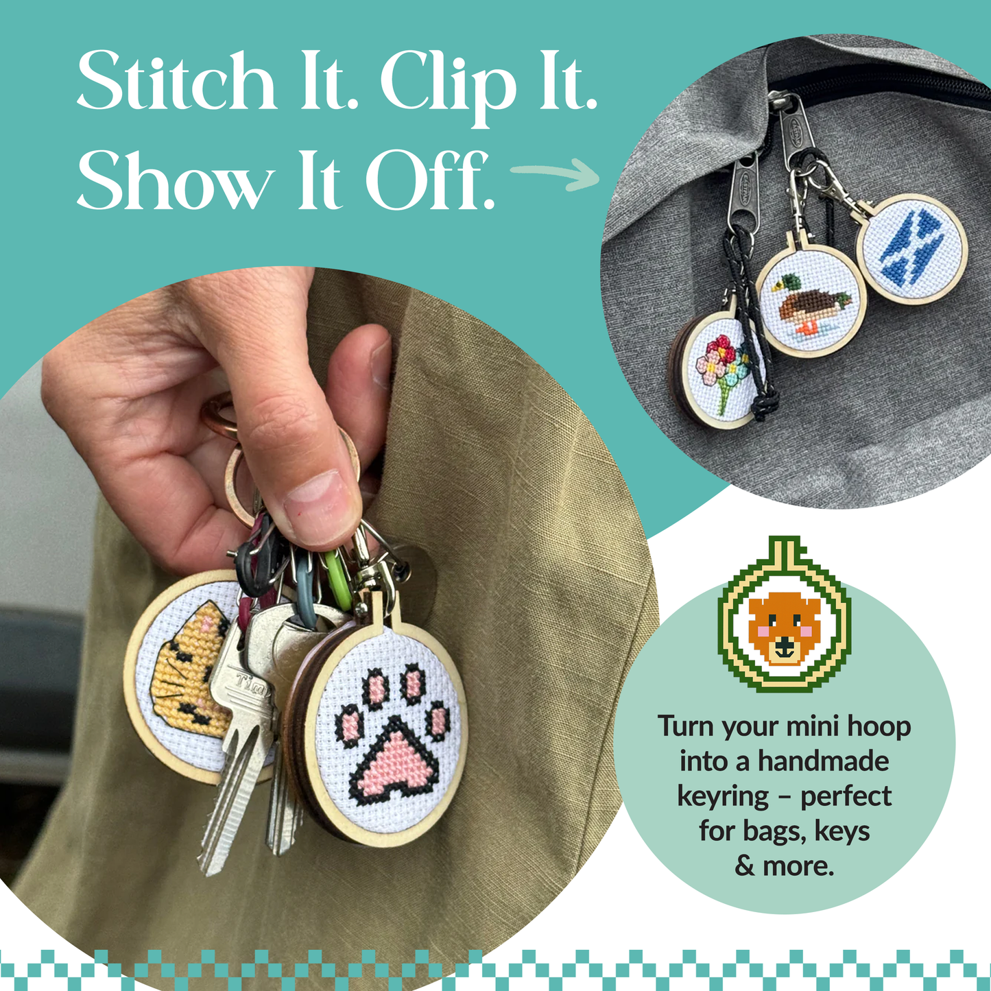 'You're Brrrilliant!' Mini Matchbox Cross Stitch Kit