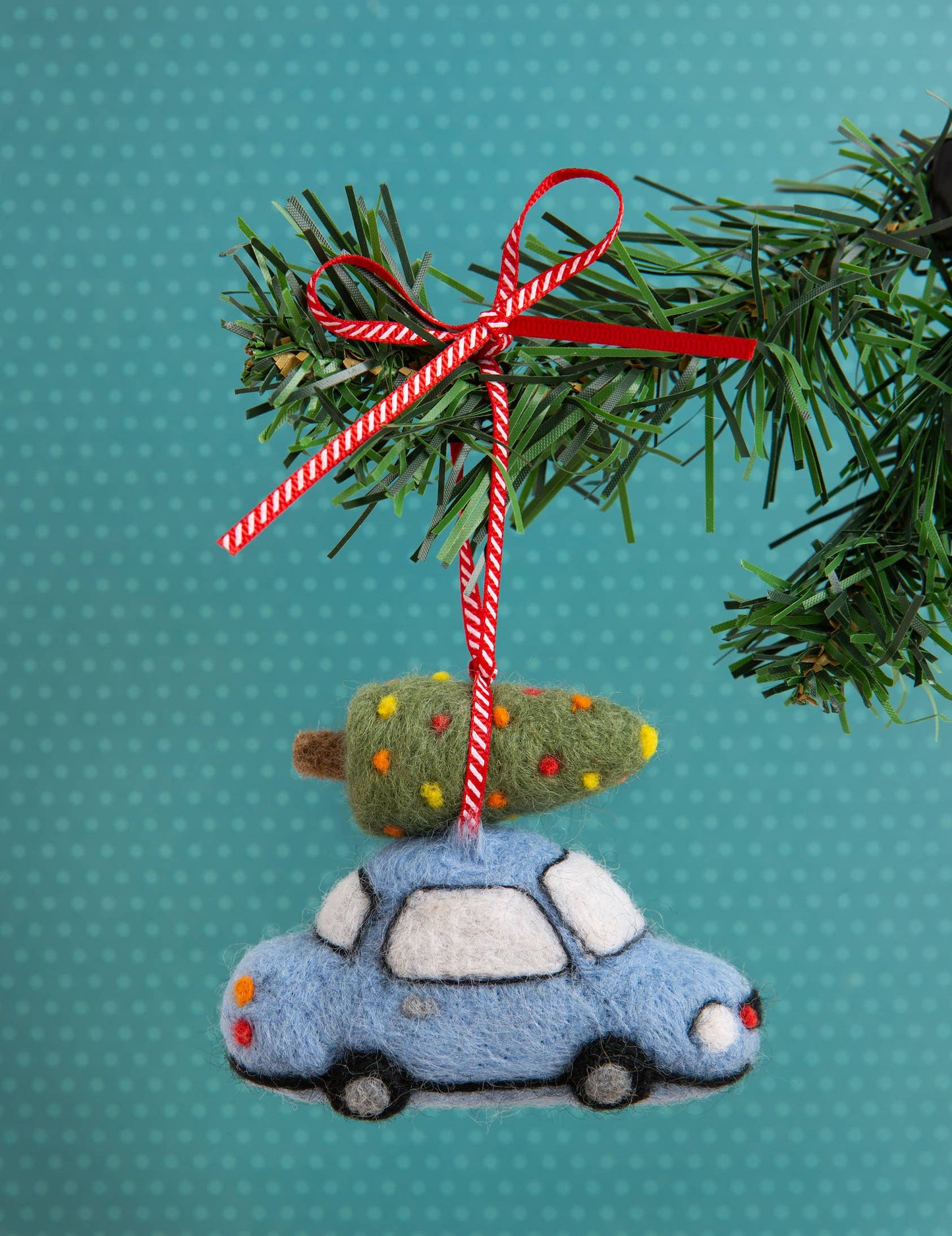 Christmas Car Mini Needle Felting Kit | Festive Craft Kit