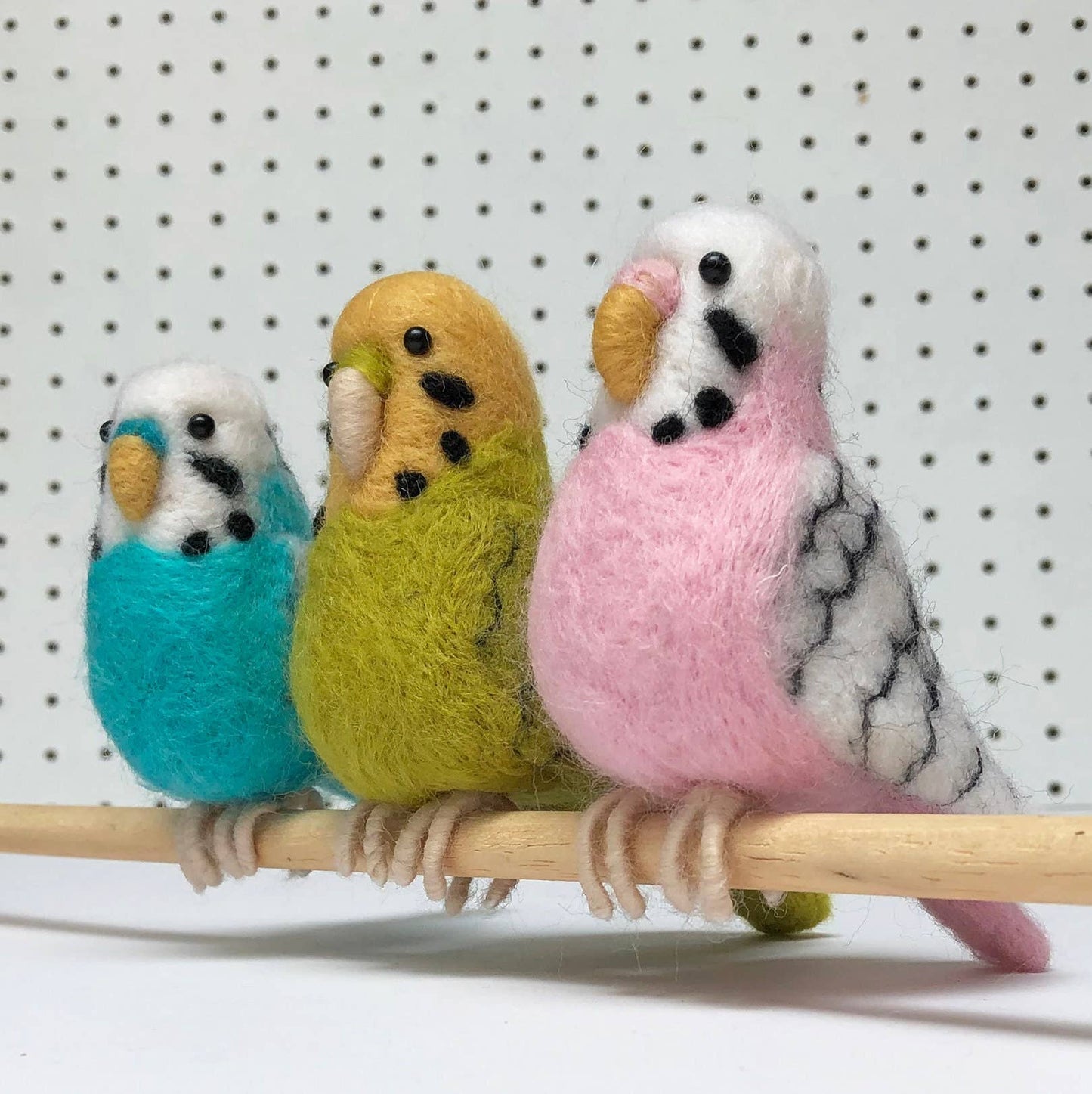Needle Felting Kit, Blue Budgie