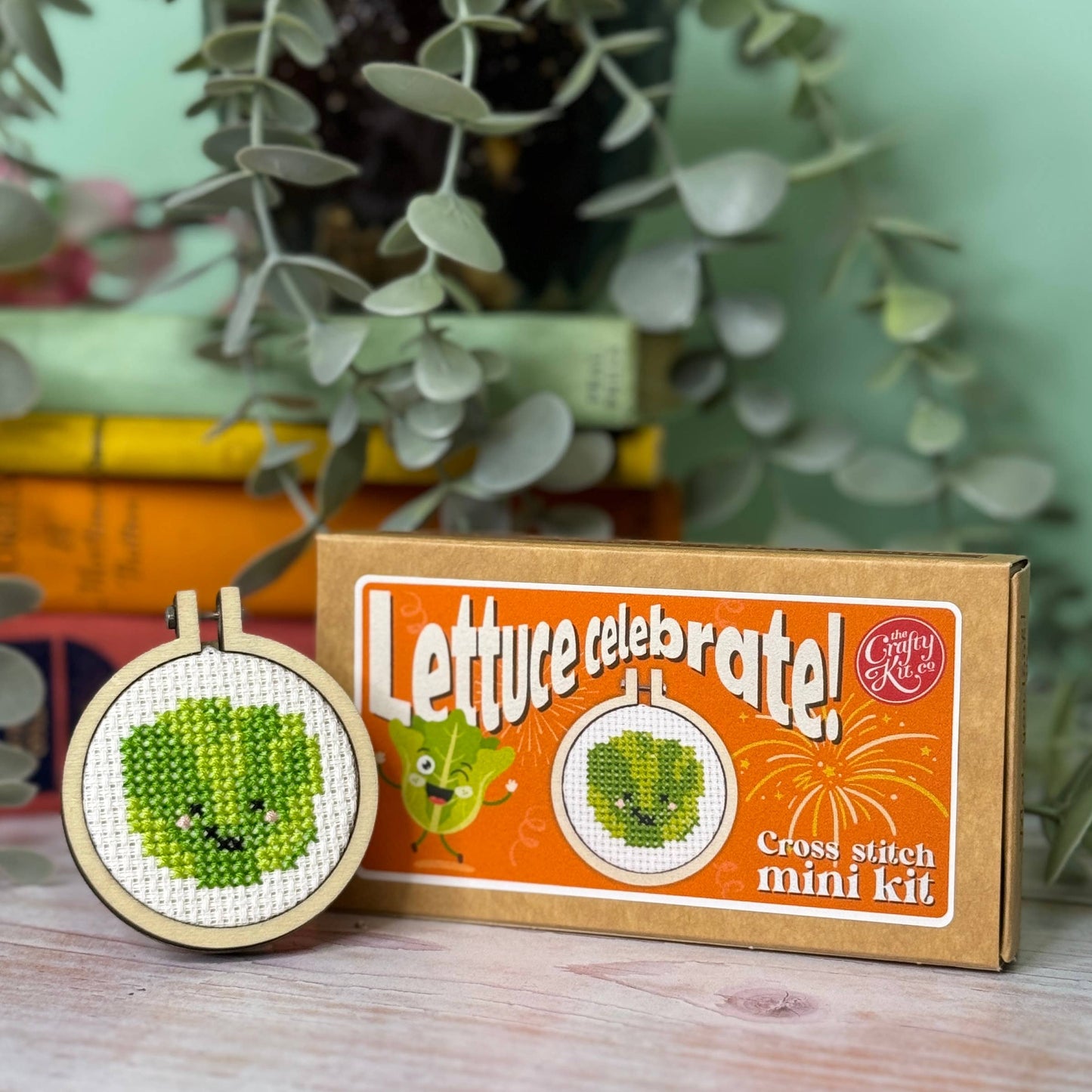 'Lettuce Celebrate!' Mini Cross Stitch Kit