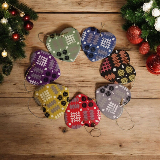 Heart Shaped Baubles