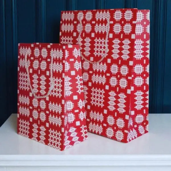 Paper Gift Bags - Welsh Tapestry Design