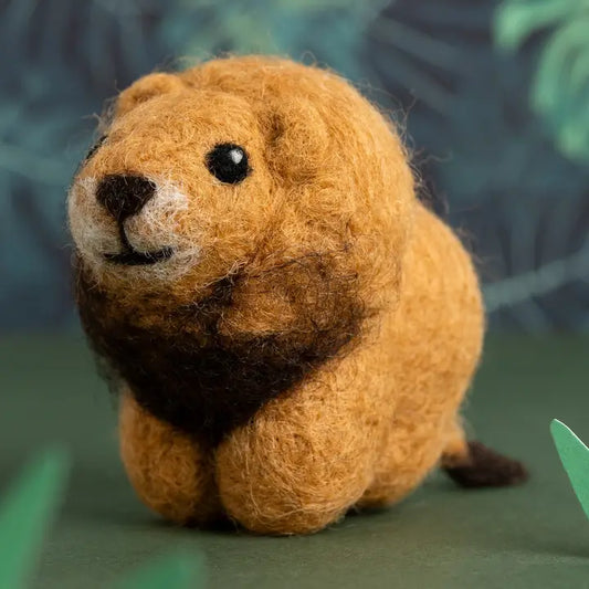 Lion Mini Needle Felting Kit