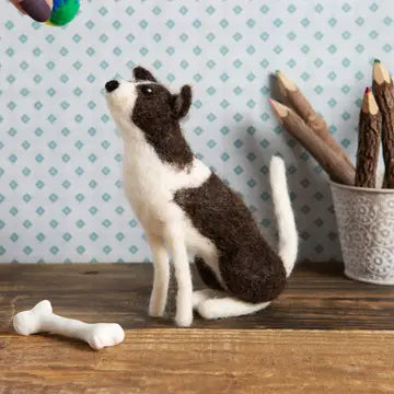 Border Collie Needle Felting Kit