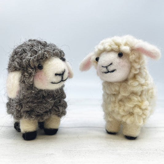 Needle Felting Kit, Spring Lambs