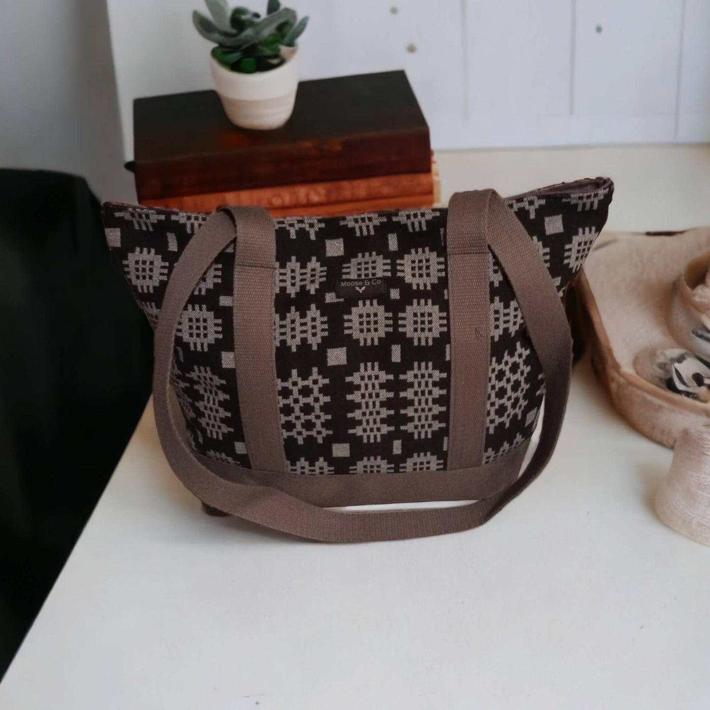 Shoulder Bag - Welsh Tapestry Blanket Design