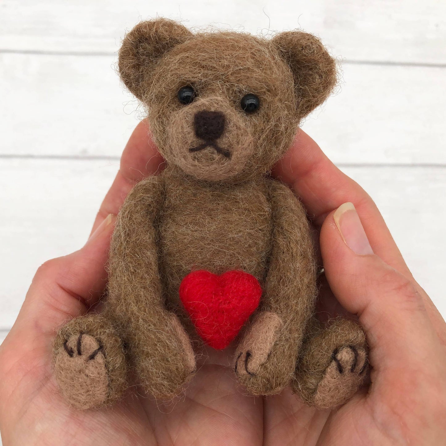 Needle Felting Kit, Teddy Bear