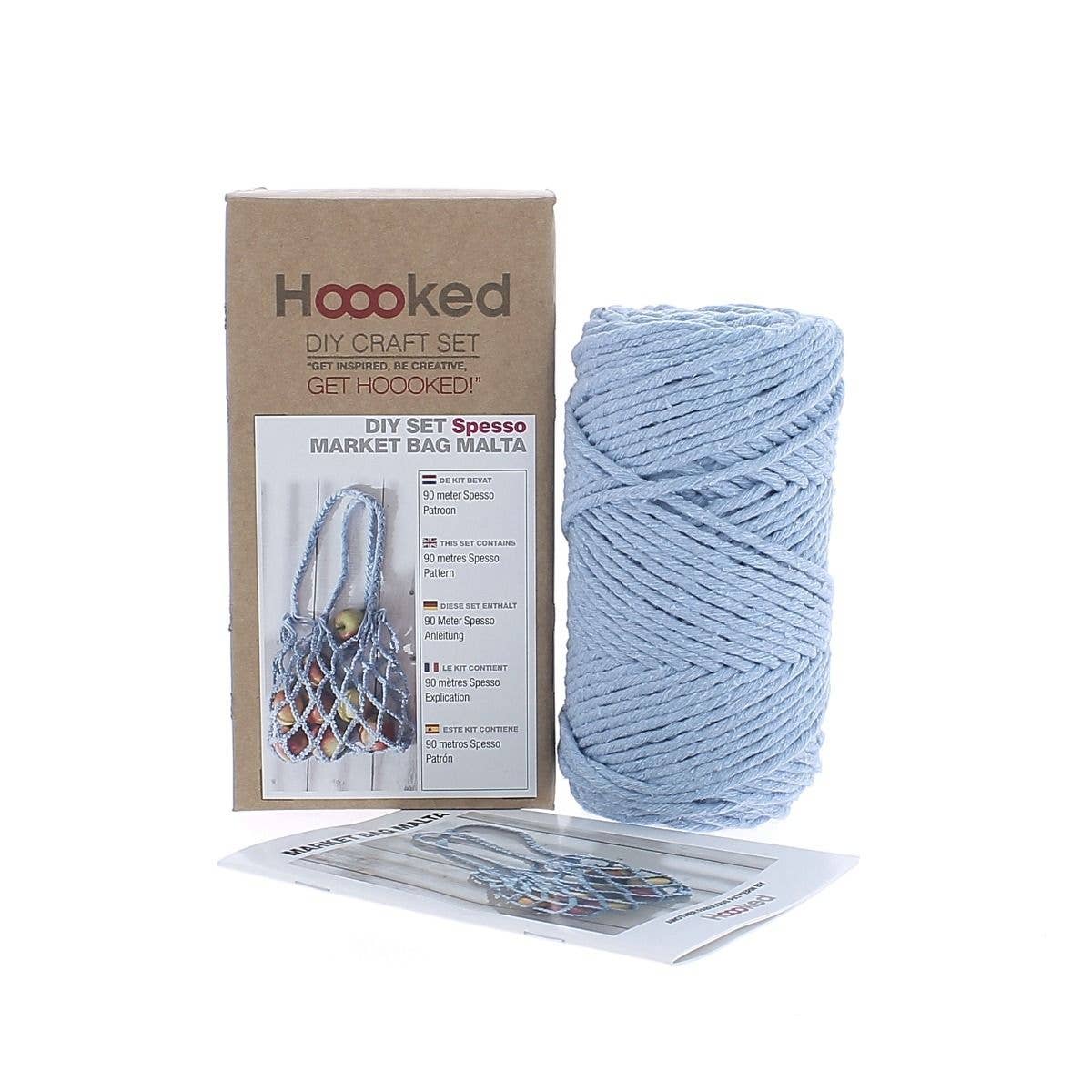 Hoooked - DIY Macramé Kit Malta Market Bag