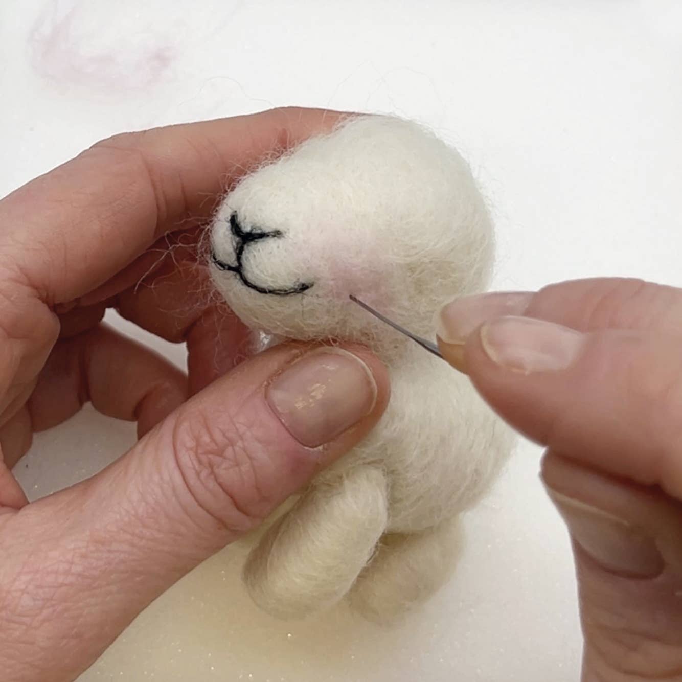 Needle Felting Kit, Spring Lambs