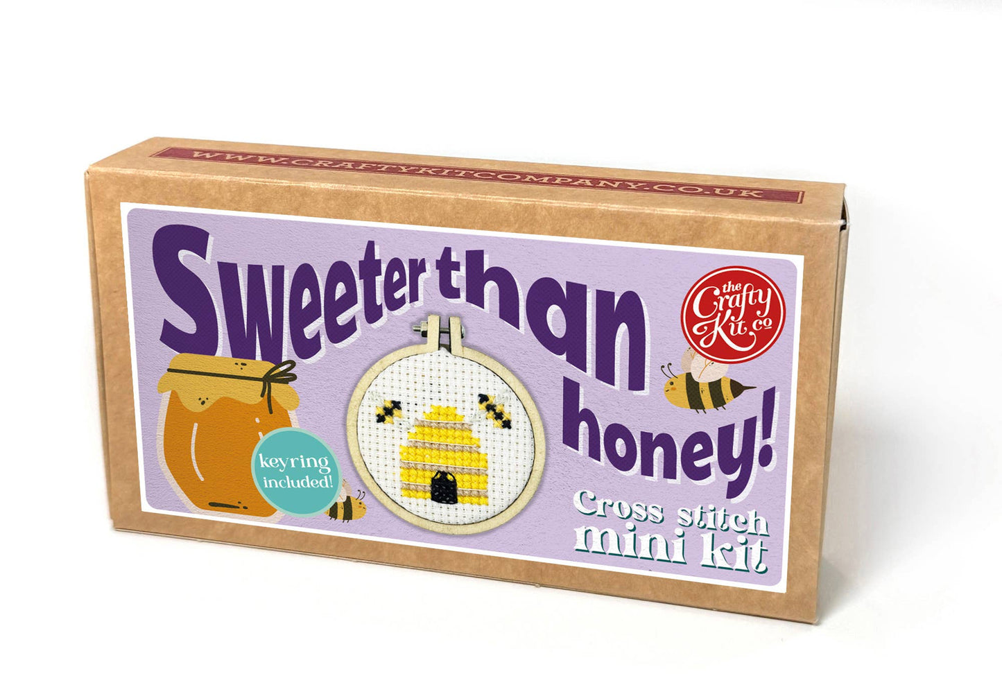 Sweeter than Honey! Mini Matchbox Cross Stitch Kit