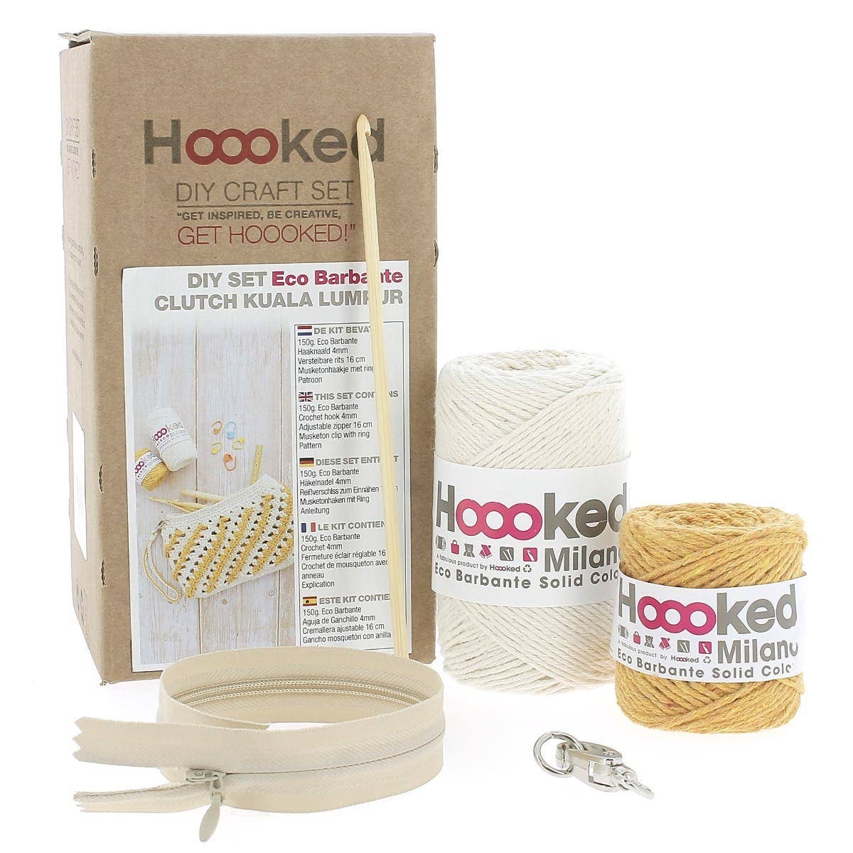 Hoooked - DIY Crochet Kit Kuala Lumpur Clutch