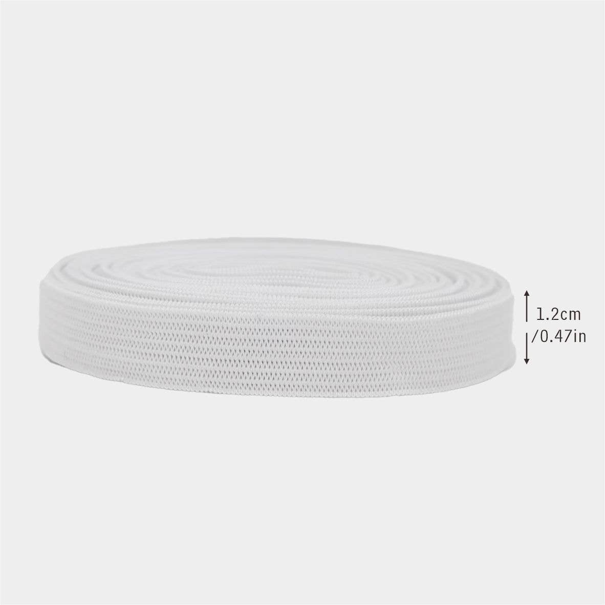 Darnn White Elastic (12mm x 4meters)