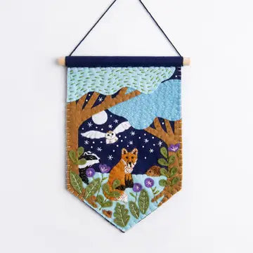 Woodland Pennant Felt Craft Kit