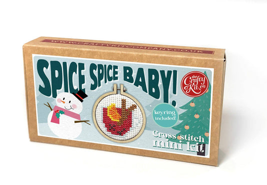 Mulled Wine Mini Matchbox Christmas Cross Stitch Kit