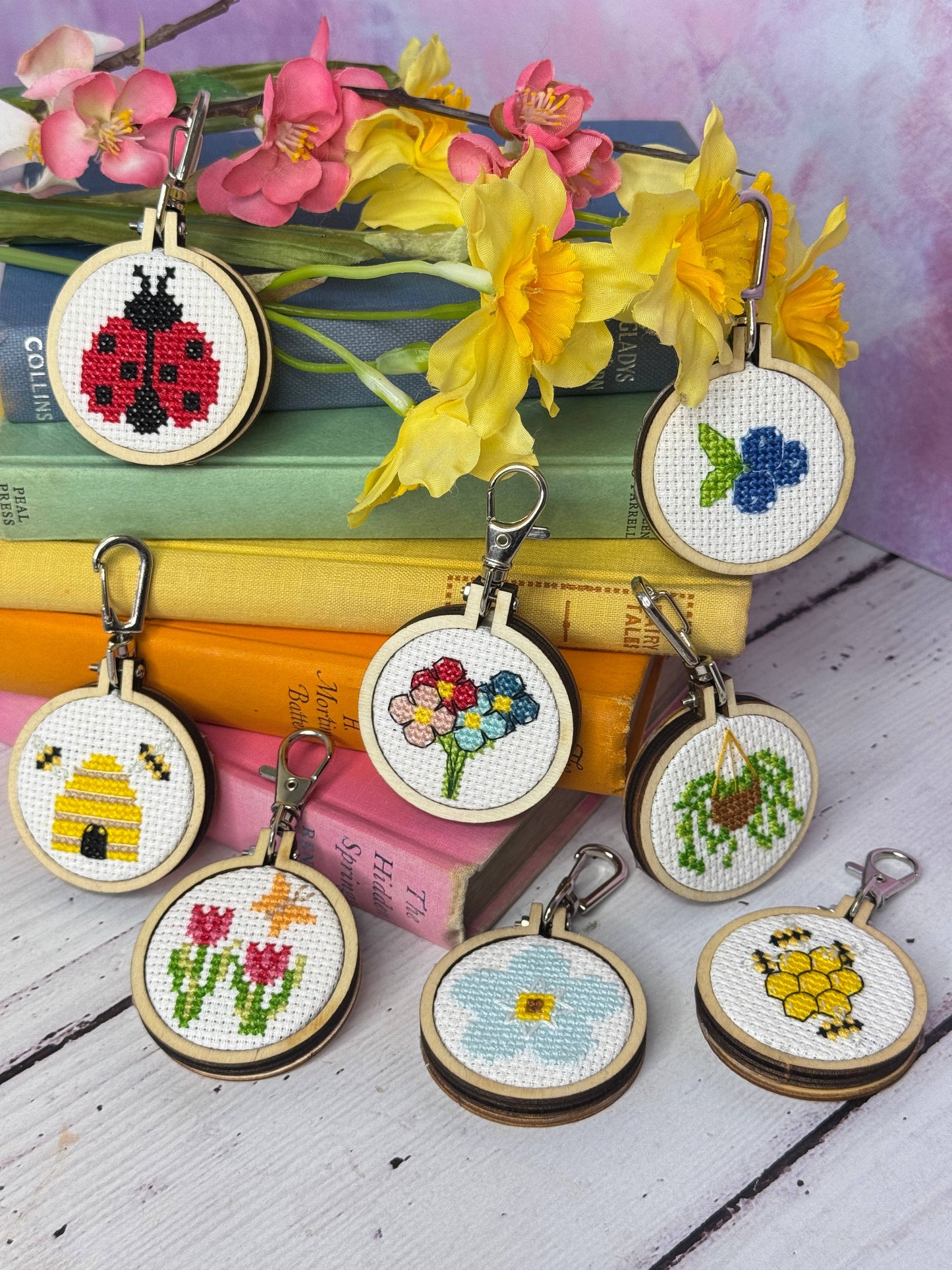 Forget-Me-Not! Mini Matchbox Cross Stitch Kit