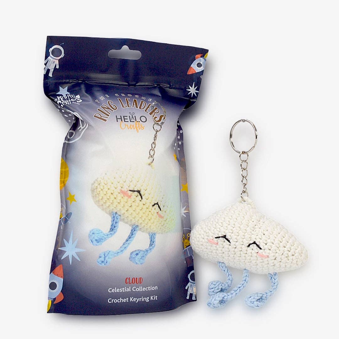 Ringleaders Keyring Crochet Kit - Celestial - Cloud
