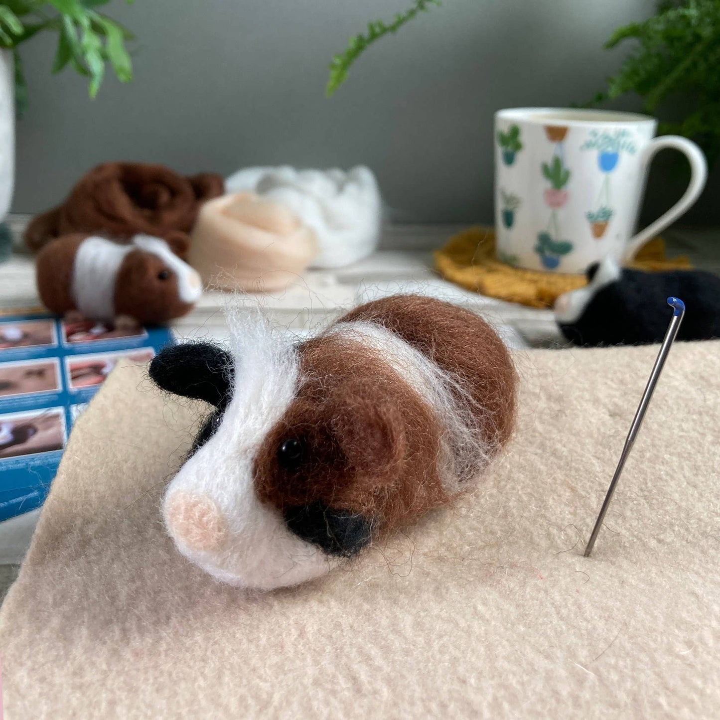 Needle Felting Kit, Guinea Pigs