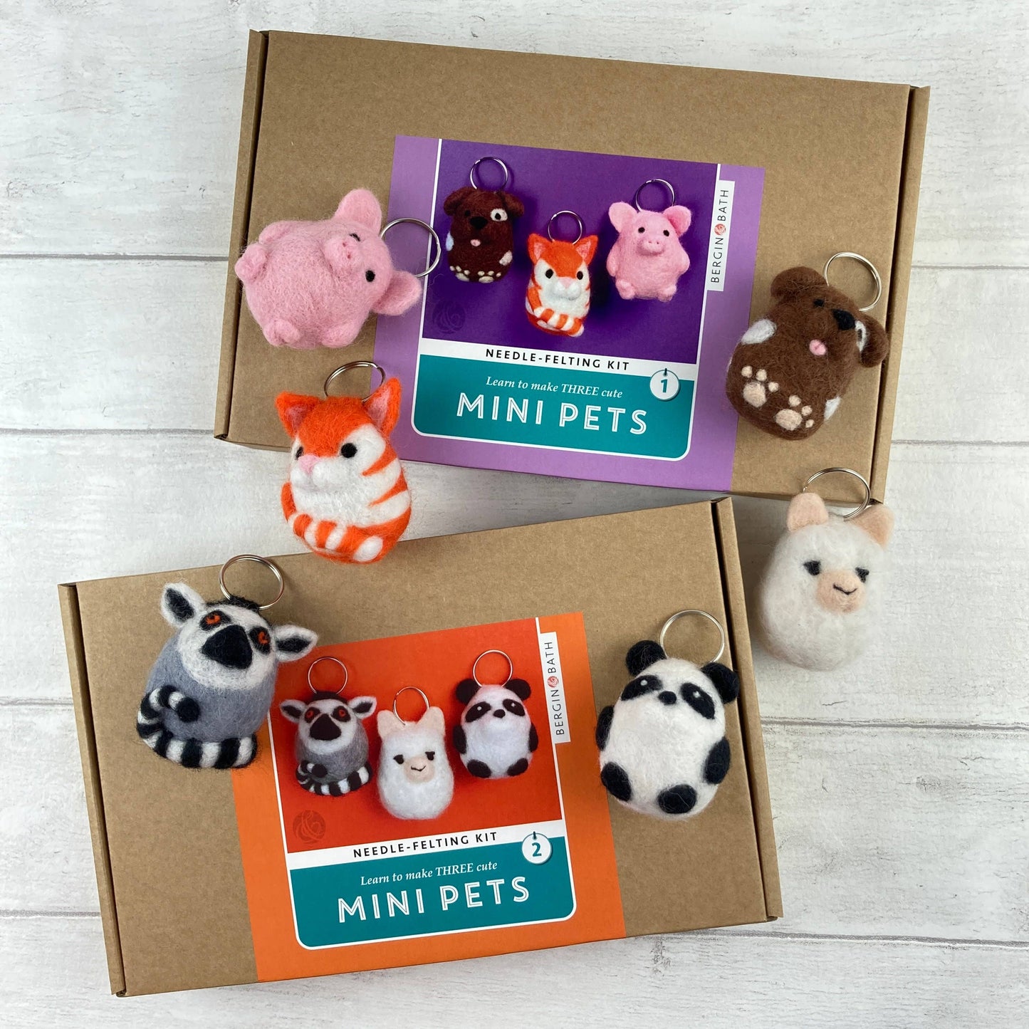 Needle Felting Kit, Mini Pets 2