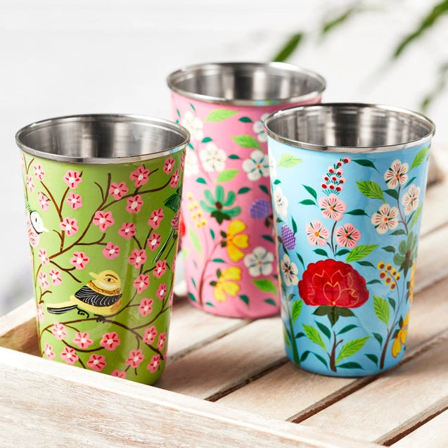 Sanasar Hand Painted Enamel Large Tumbler