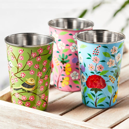 Sanasar Hand Painted Enamel Large Tumbler