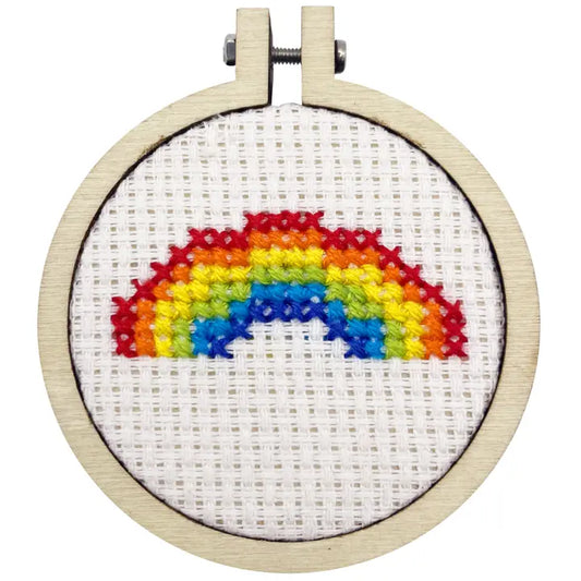 Love Is Love Cross Stitch Mini Kit (with keyring)