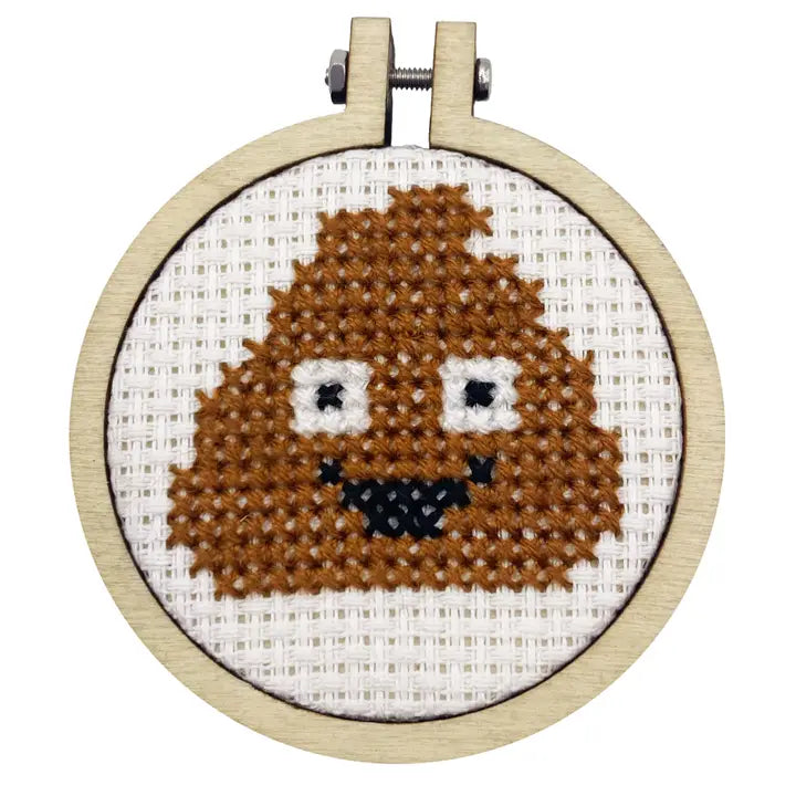 S**t Happens! Mini Matchbox Cross Stitch Kit (with keyring)