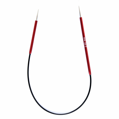 KnitPro Zing 25 cm Fixed Circular Needles - 2.5mm image