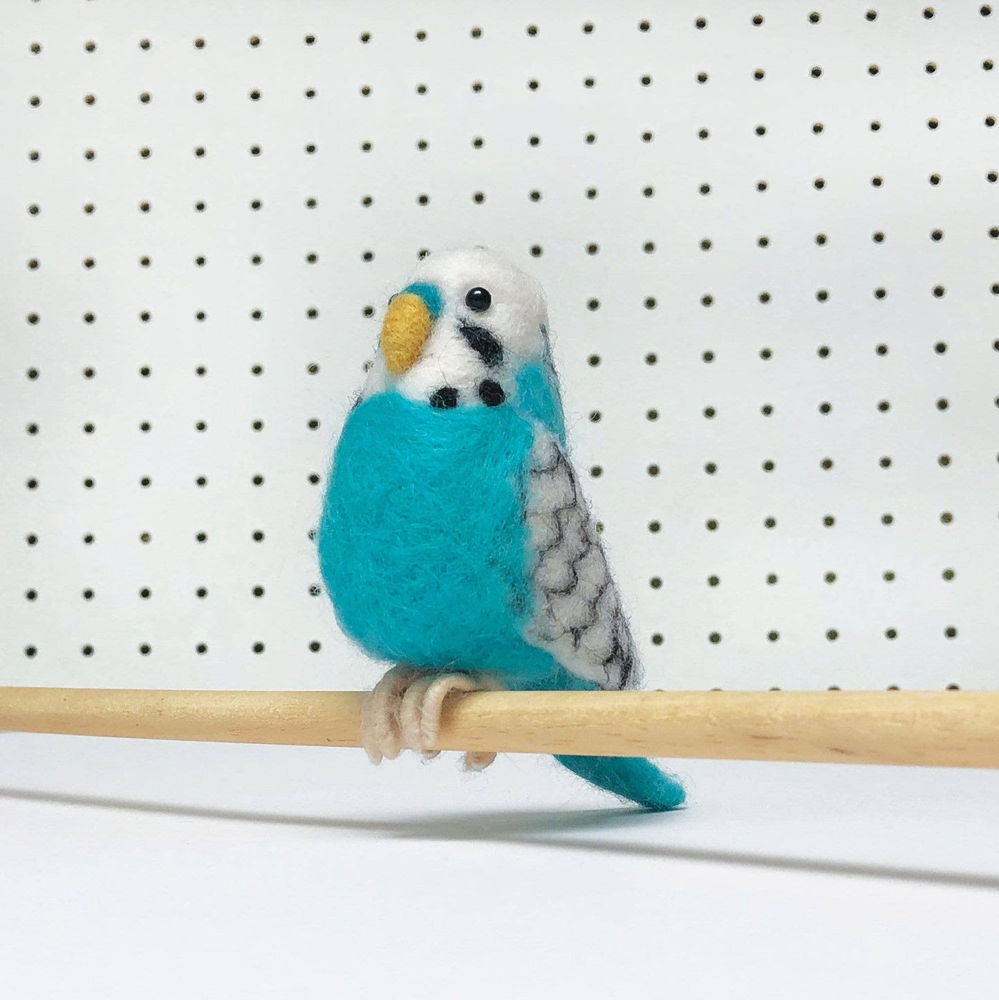 Needle Felting Kit, Blue Budgie