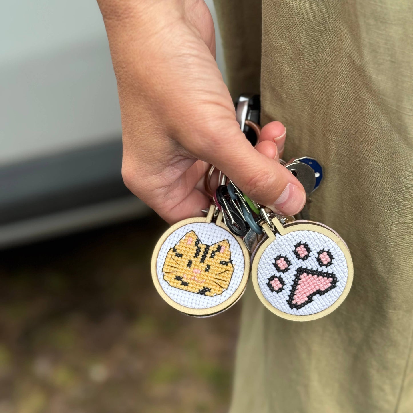 'Thistle Make You Smile' Mini Matchbox Cross Stitch Kit