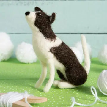 Border Collie Needle Felting Kit