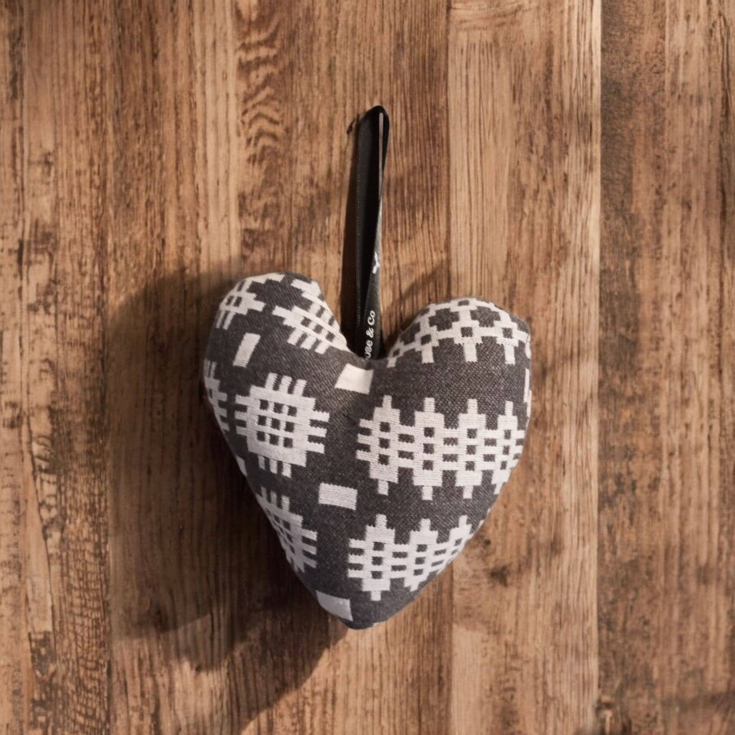 Fabric heart Hanging decoration