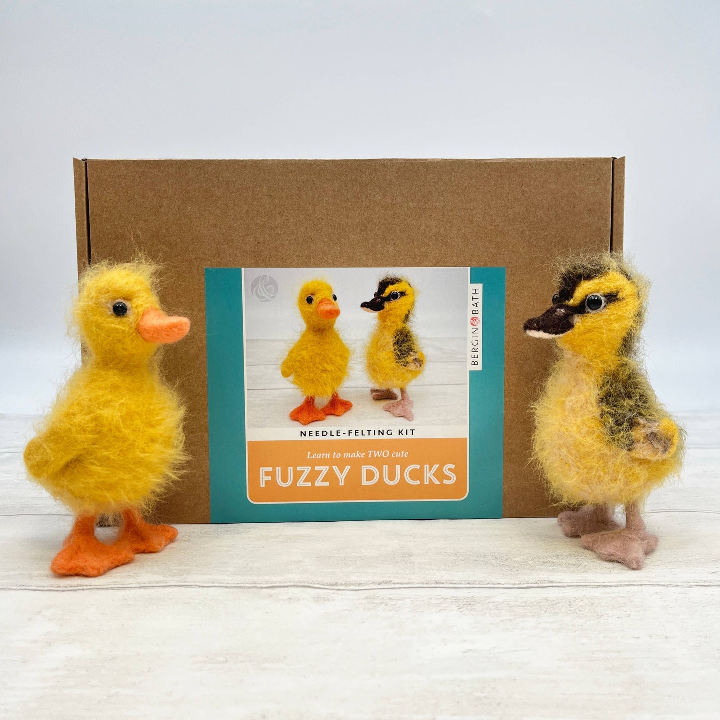 Needle Felting Kit, Fuzzy Ducks